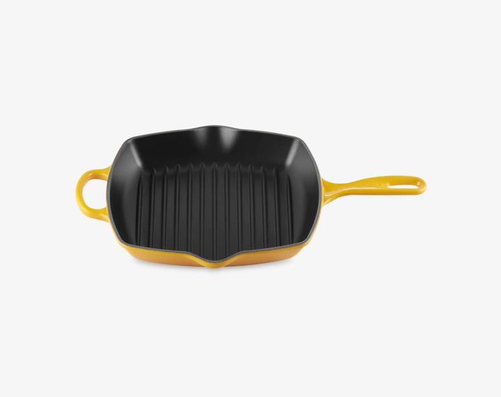 Actual product image Le Creuset Grill pan SIGNATUR dark yellow (Grill pan, Cast iron)