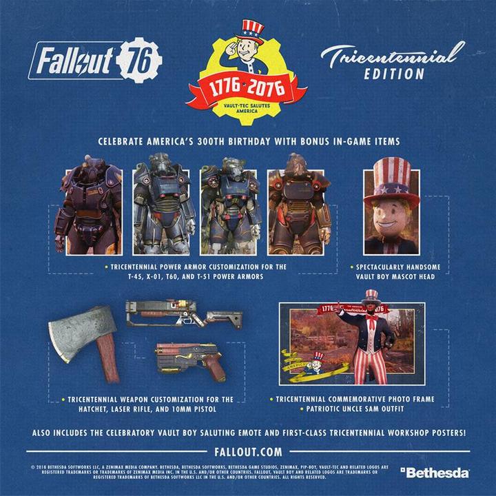 Produktbild Bethesda Fallout 76 - Tricentennial Edition (Xbox Series X, Xbox One X, DE)