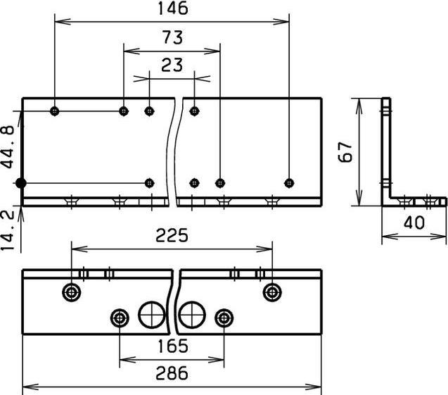 Immagine prodotto Geze Staffa per architrave per chiudiporta TS 4000 (Porta camera, Porta d'ingresso, Porta di legno, Portafinestra, Interno)