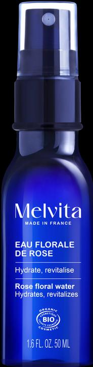 Actual product image Melvita Damask Rose Floral Water Spray Travel Size (Face toner, 50 ml)