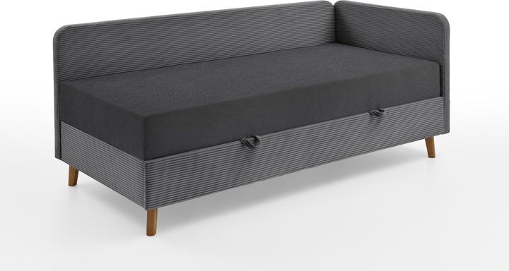 Produktbild Meise Möbel Cabana Studioliege inkl. Bettkasten und Taschenfederkern Matratze Stoff Poso (90 x 200 cm)