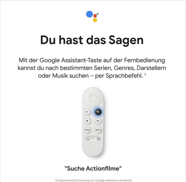 Actual product image Google Chromecast with TV HD (Android Go)