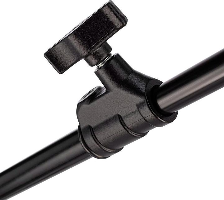 Immagine prodotto Avenger Treppiede Baby Steel Combi Boom, alluminio, con gamba di livellamento e sacco di sabbia, nero (413.21 cm, 10 kg)