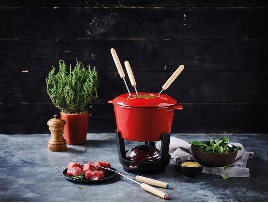 Produktbild Beka Fondue-Set 'Arome' 10-teilig (Fondue Chinoise, Käsefondue, Fondue Bourguignonne, Schokoladenfondue)