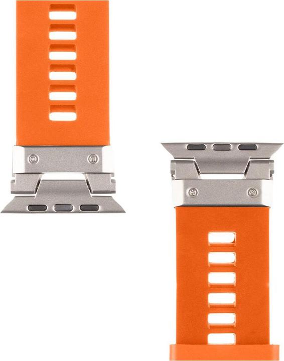 Produktbild Tactical Tough Band for Apple Watch Ultra Safety Orange (Metall, Fluorelastomer)