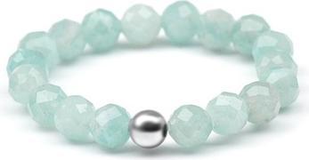 Agato Mineral Ring With Amazonite Pol-R08 (57)