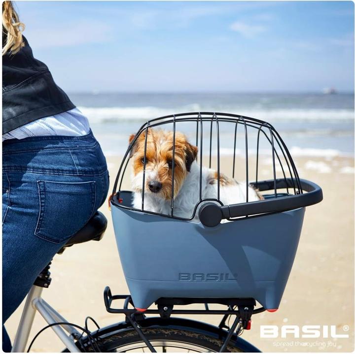 Image du produit Basil Panier de bicyclette pour chien Buddy pour porte-bagages (28 l)