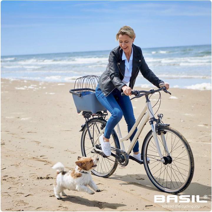 Image du produit Basil Panier de bicyclette pour chien Buddy pour porte-bagages (28 l)