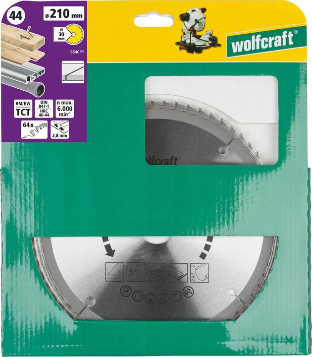 Actual product image wolfcraft wolfcraft 1 Kapp/Gehr.sägeblatt HM 96 Zähne ø305mm
