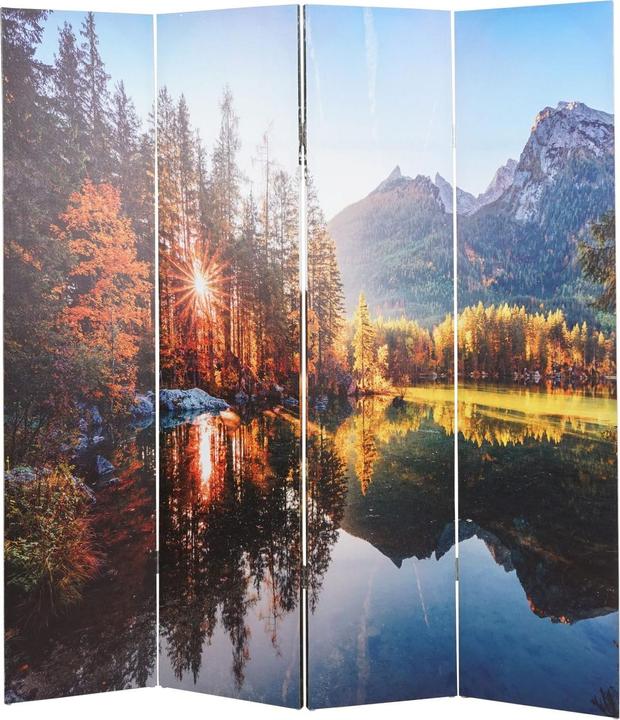 Actual product image Mendler Photo Paravent with Sound Insulation HWC-L55, Privacy Screen, 180x162cm Waldsee