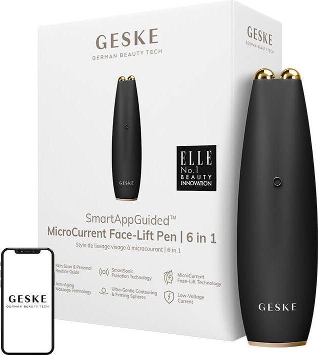 Image du produit Konjac Sponge Urządzenie do mikroprądowego liftingu twarzy 6w1 Geske z Aplikacją (szary)