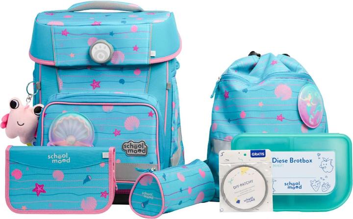 School-Mood Champion Maxx Pro Mila Schulranzen-Set 7-teilig (22 l)