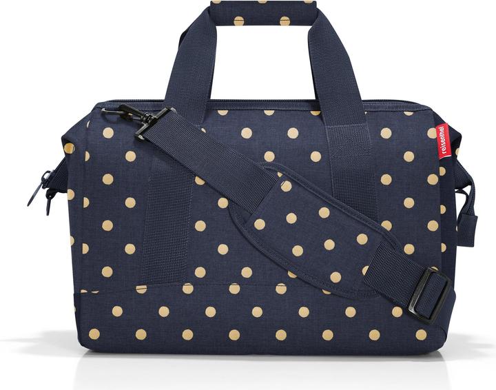 Actual product image reisenthel allrounder M metallic dots blue