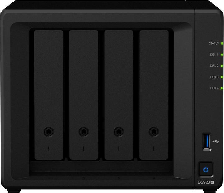 Actual product image Synology DS920+ (4 x 1 TB, Seagate Ironwolf)