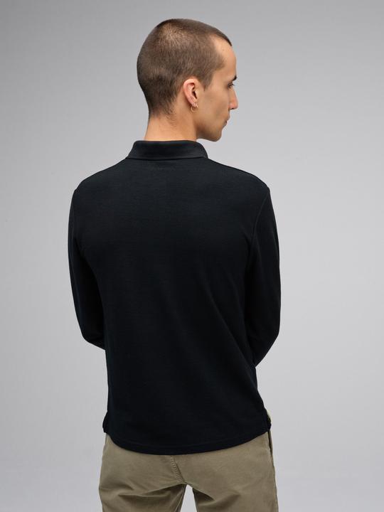 Actual product image Mover Plastic Free Sportswear Long Sleeve Merino Polo (L)