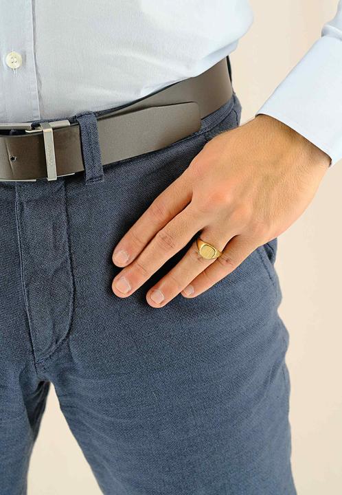 Immagine prodotto Muau Anello a disco (54, Oro 750/18 K)