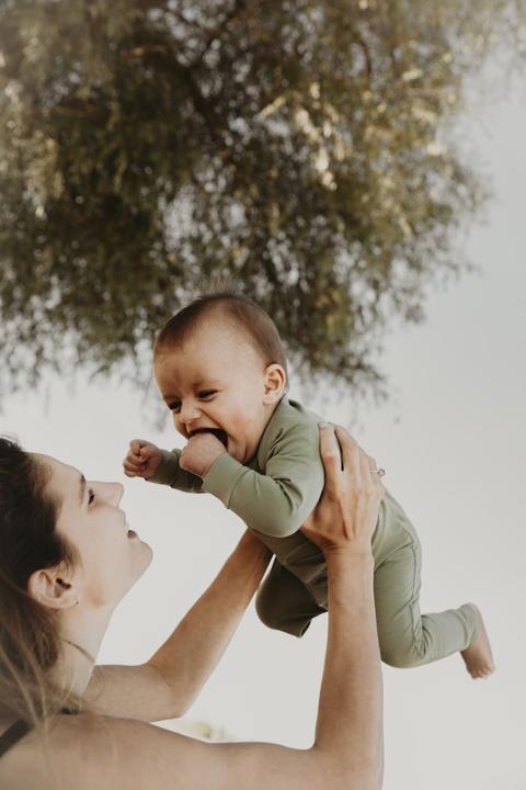 Actual product image Cloby Romper suit overall UPF + Olive Green (62, 68)
