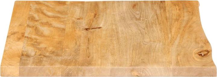 Actual product image VidaXL Table top tree edge wooden top for dining table 60x60cm solid wood mango (60 x 60 x 2.5 cm)