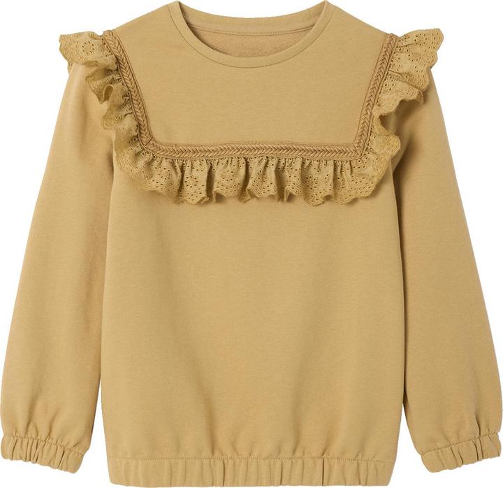 Produktbild Vertbaudet Mädchen Rüschen-Sweatshirt mit Recyclingmaterial (146, 152)