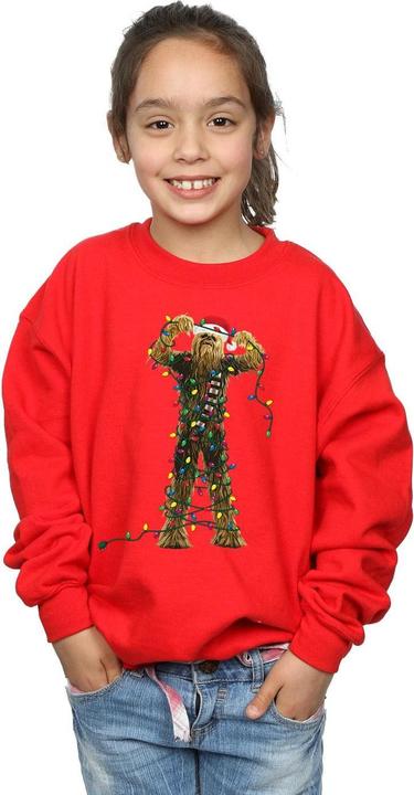 Produktbild Star Wars Chewbacca Christmas Lights Sweatshirt Mädchen (140, 146)