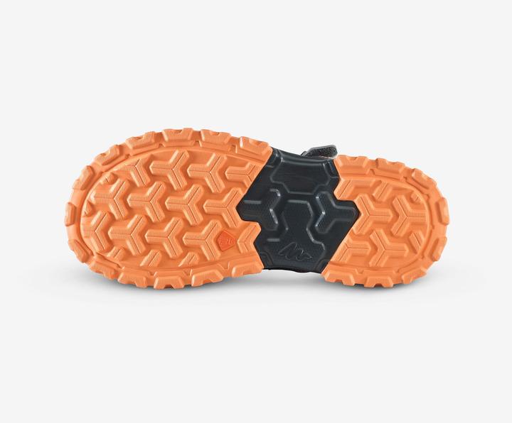 Actual product image Quechua Sandalen Kinder Wandern - NH500 grau/schwarz (37)