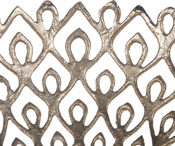 Produktbild Beliani Dekoschale Aluminium gold 2er Set GROGOL (45 x 45 x 20 cm)