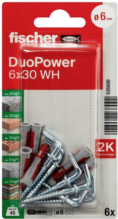 Image du produit Fischer Duopower (6 pcs)