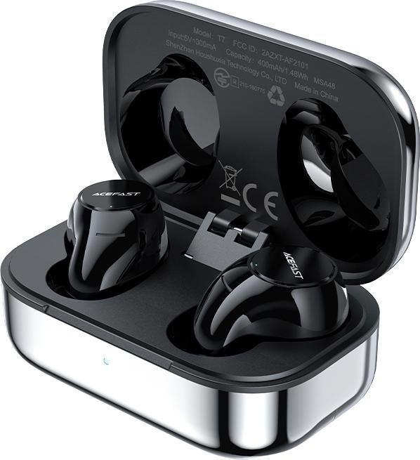 Actual product image Acefast gaming in-ear wireless headphones TWS Bluetooth 5.2, cVc 8.0, aptX, SBC, AAC, 65ms delay wat (Cable)