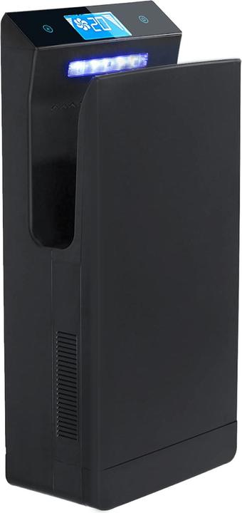 Produktbild QL Händetrockner, Mattschwarz LCD