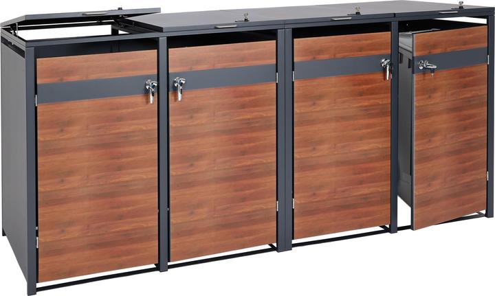 Kirsche-Holzoptik dunkelbraun