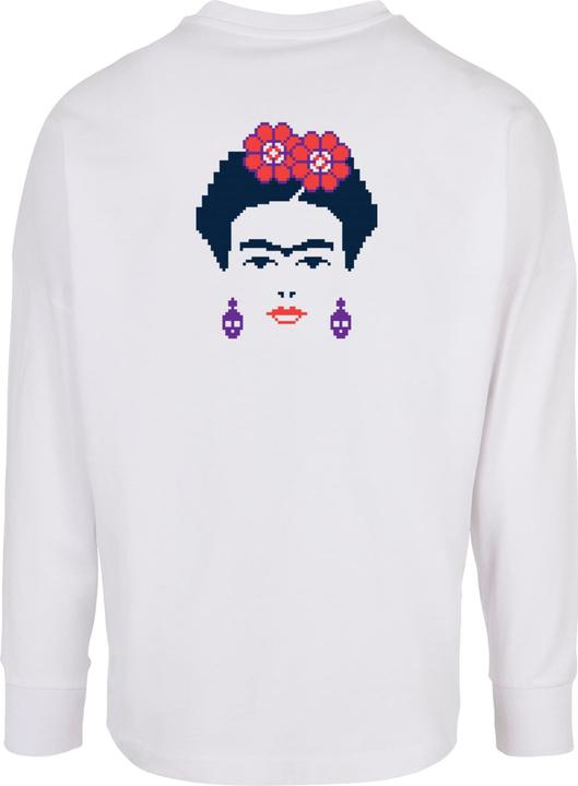 Immagine prodotto Merchcode Donna Frida Kahlo - Pixels - manica lunga con taglio oversize - 116029 (XL)