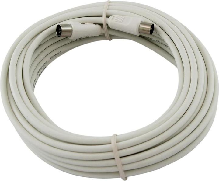 Actual product image Televes Preisner TAK90100G 10m IEC White Coaxial Cable (90 dB, Antenna cable)