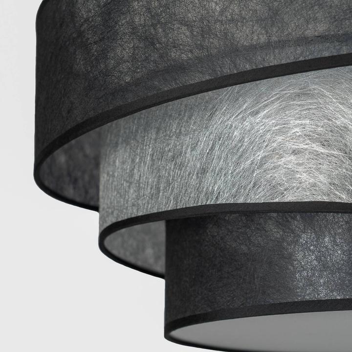 Image du produit Lindby Ayvira plafonnier, noir, argenté (E27)