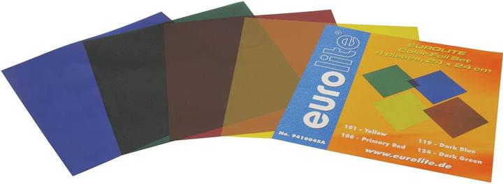 Actual product image Eurolite Color foil sheet set of 4 (Colour foil)