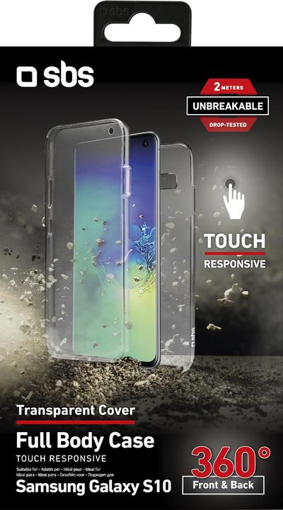 Immagine prodotto SBS Copertura integrale a 360° per Samsung Galaxy S10 - Collezione infrangibile (Samsung Galaxy S10)