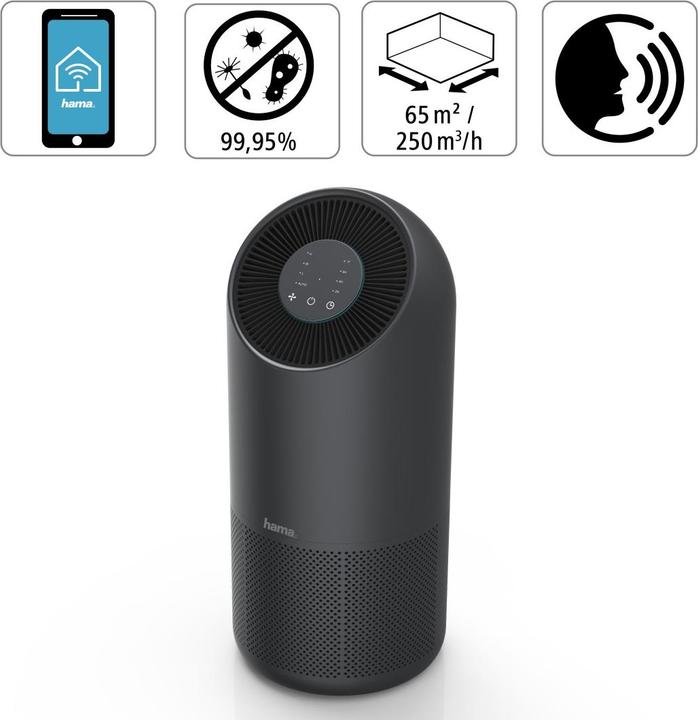 Actual product image Hama Air purifier Smart 3-fold filter (65 m²)