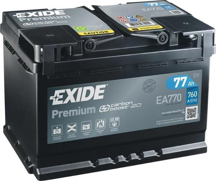Image du produit Exide Premium Carbon Boost EA770 (12 V, 77 Ah, 760 A)