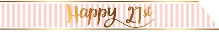 Image du produit Creative Party Rose Chic 21e anniversaire écharpe