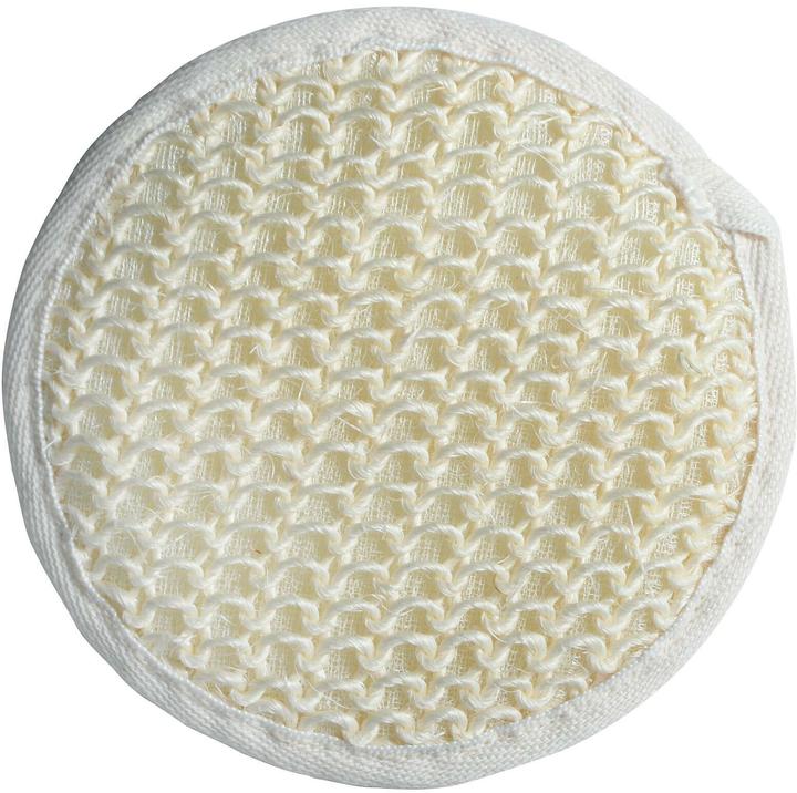 MSV Peelingschwamm aus Sisal 15 x 12.5 cm, Weiss