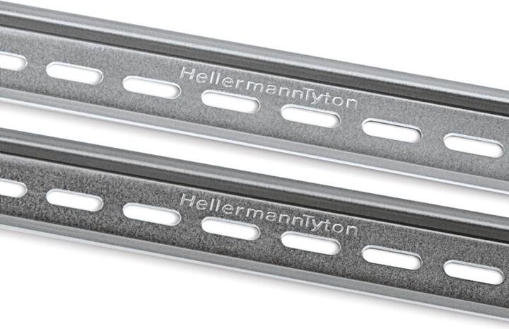 Produktbild HellermannTyton Hutschiene gelocht 2000 x 35 x 15 mm