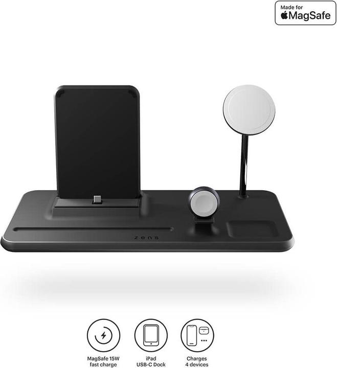 Produktbild Zens 4-in-1 iPad + MagSafe Charger (18 W)