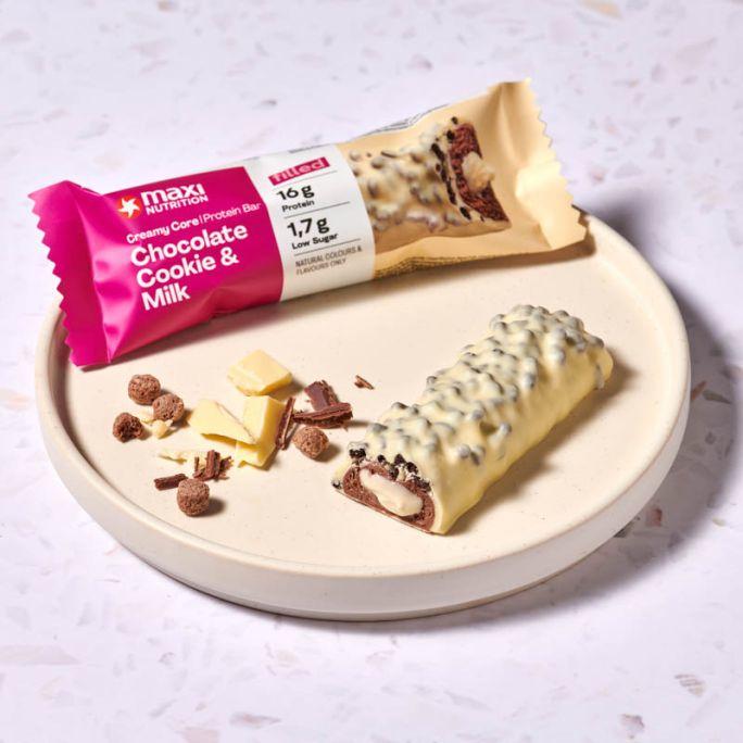 Immagine prodotto Maxi Nutrition Barretta cremosa al latte di biscotto (Cioccolato, 1 pz., 45 g)