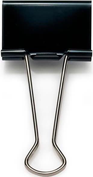 Produktbild Rapesco Foldback-Klammern, Breite: 25 mm, schwarz (1 x)