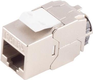 Shiverpeaks ®-BASIC-S--RJ-45 Keystone, Cat. 6A, STP, ReFix, sans outils (Module Keystone)