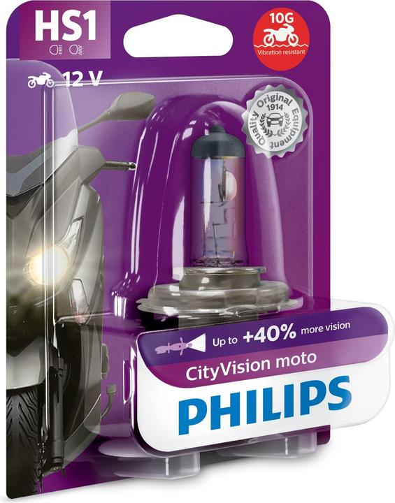 Immagine prodotto Philips CityVision Moto 12636CTVBW Fari per moto (SA1)