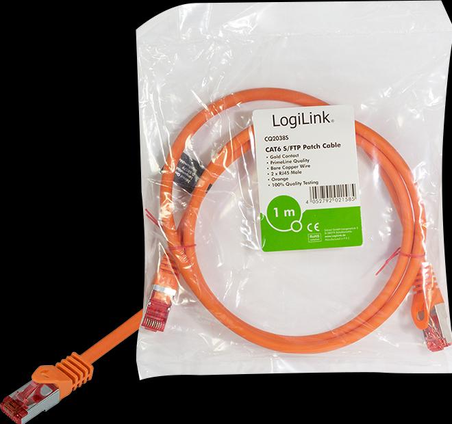 Actual product image LogiLink Network cable (S/FTP, CAT6, 1.50 m)