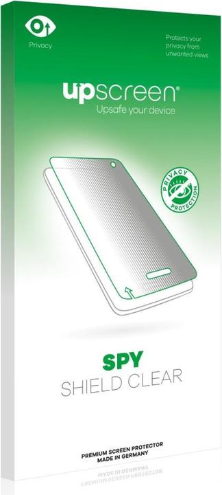 Actual product image upscreen Spy Shield Privacy Film