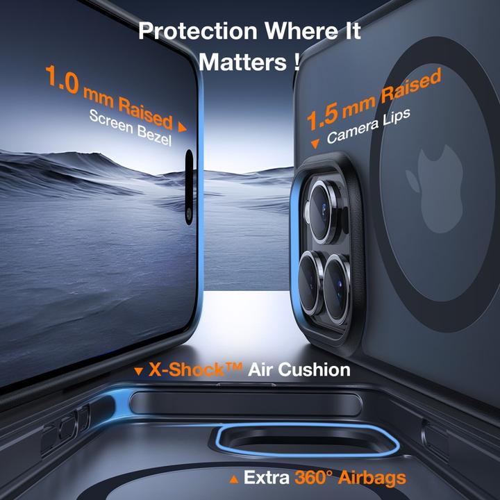 Actual product image Torras UPRO Pstand iPhone 15 Pro (Apple iPhone 15 Pro)