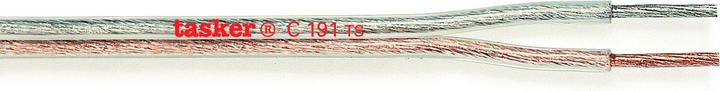 Produktbild Tasker Flat Audio Cable, transparent, 100m, PVC (100 m)