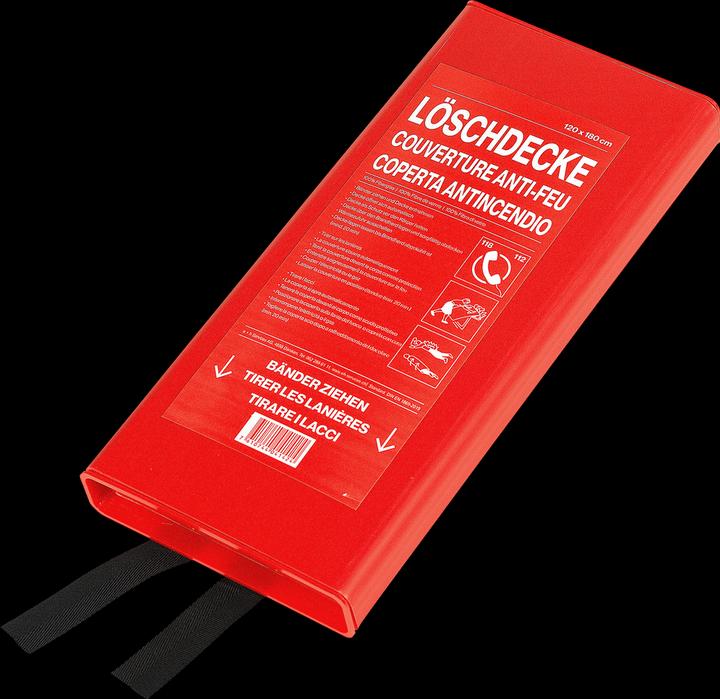 Image du produit - Couverture incendie 1.2 x1.8 m en fibre de verre